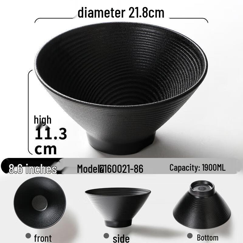 Jijun High-Temperature Melamine Noodle Bowl