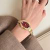 Oval Dial Watches for Women Luxury Gift Quartz Watches Fashion Stainless Steels Strap Wristwatch Dress Clock Relojes Para Mujer