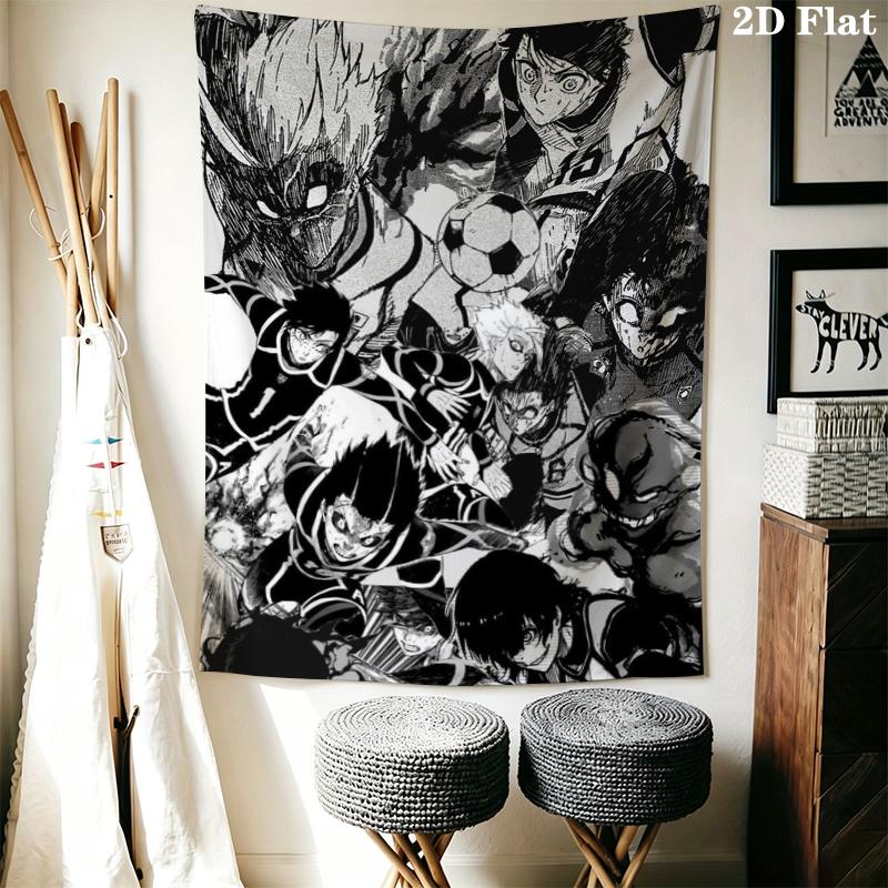 BlueLock Wall Tapestry Aesthetic Wall Hanging Printed Fabric Blanket Decorative Tapestries for Bedroom Living Room Home Decor