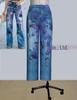 2023 Plus Size European & American Butterfly Faux Denim Micro-flare Pants