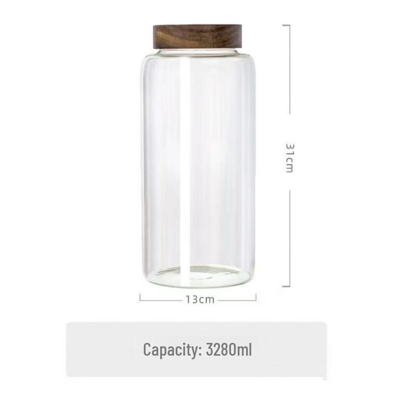 

Qi Tai High Borosilicate Glass Airtight Storage Jar