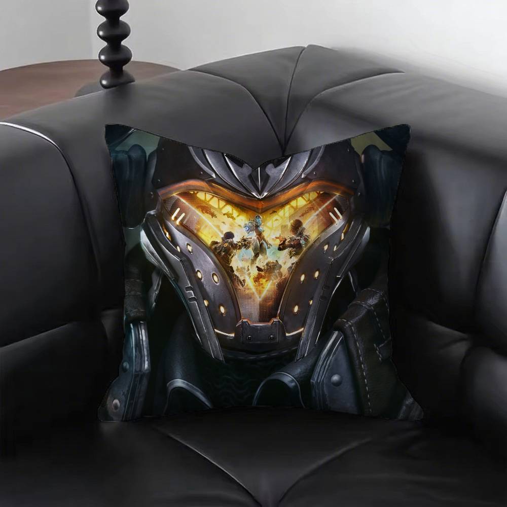 1pc The First Descendant Game Pillow Case Fashion Square Pillowcase Bedroom Sofa Room Ins Decoration Leisure
