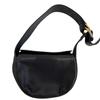 Mini Shoulder Leather Trinity Shoulder Bag Black Leather Used