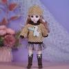 30cm Princess Doll Gift Set with Replaceable Clothes and Play House