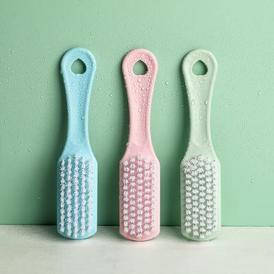 Soft-bristled Small Shoe Brush Plastic Brush Multi-functional Shoe Brush Floor Cleaning Brush Collar and Clothes Brush