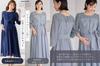 Maternity Nursing Formal Chiffon Tuck Shrine M Black 10171260 [ANGELIEBE] Clothes, Dress, Dress, Prenatal, Postnatal, Visit, Wedding,