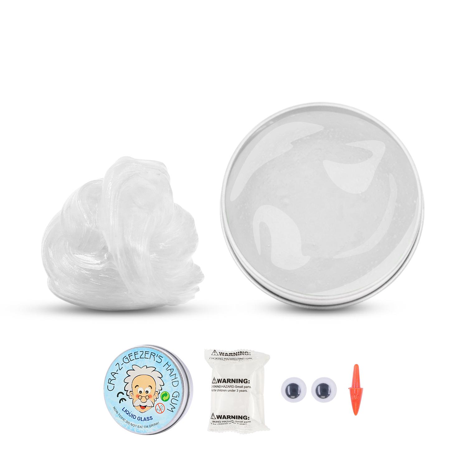 

Жидкий стеклянный грязевой слайм, DIY ручная работа, забавный, снимающий стресс, без запаха, прозрачный цветной слайм, забавная игрушка ручной работы прозрачный