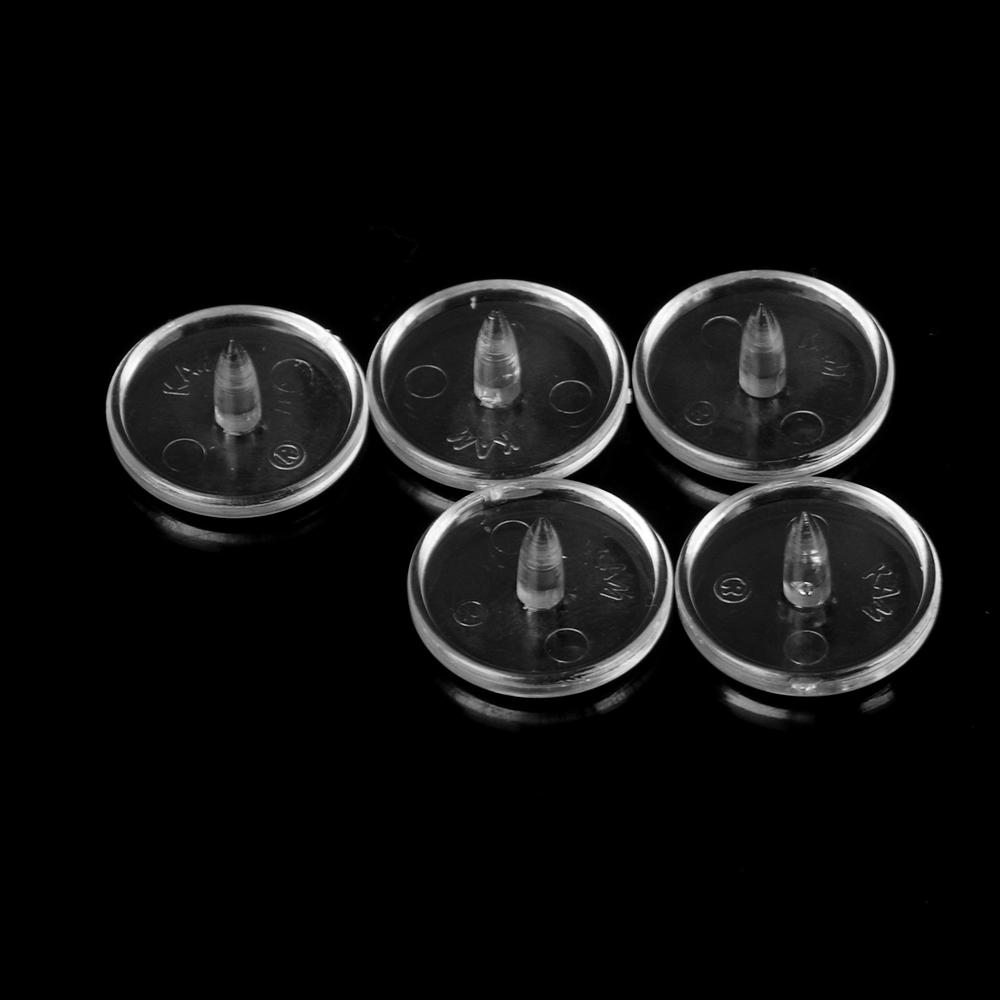 Sewing Accessories Plastic Scrapbooking Transparent Fasteners Press Button Snap Buttons