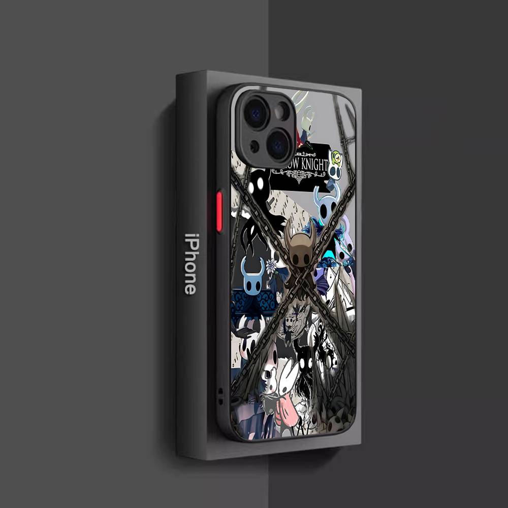 Game H-Hollow K-Knight Phone Case For IPhone 16 15 14 Plus 15 13 12 11 Pro Max X XS MAX Matte Cover