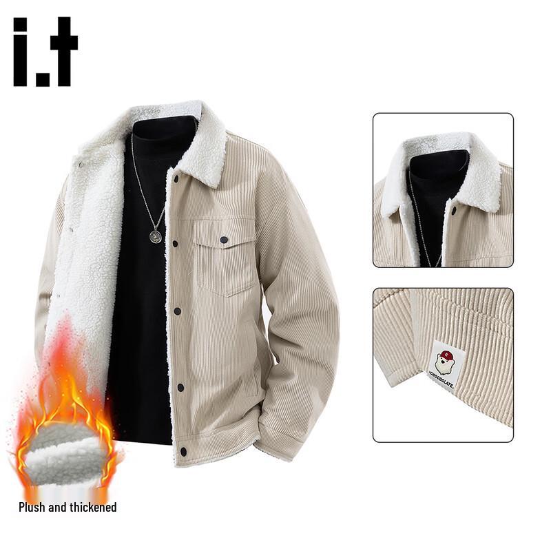 CHOCOOLATEit Men s Corduroy Fleece-Lined Winter Jacket XL