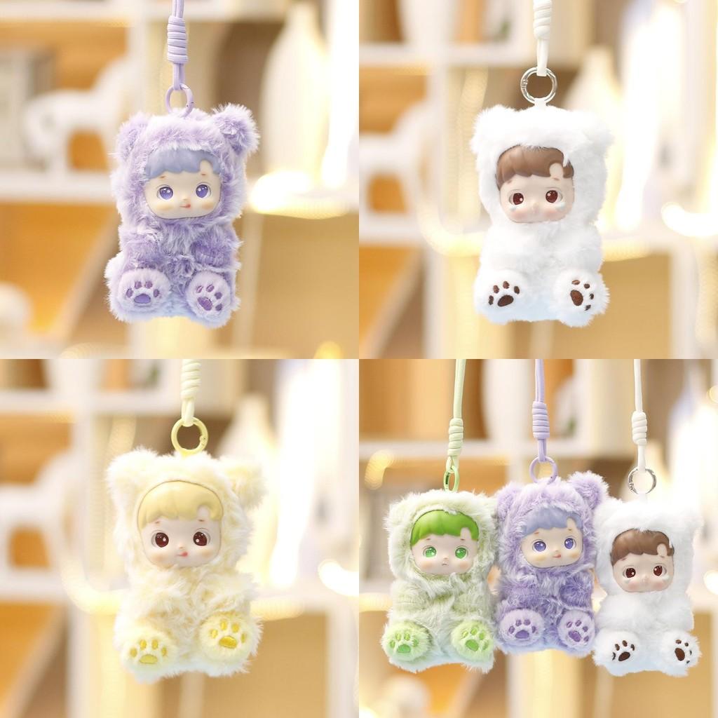 Plush Toy Character Wearable Doll For Kids Birthday Gift And Backpack Decor