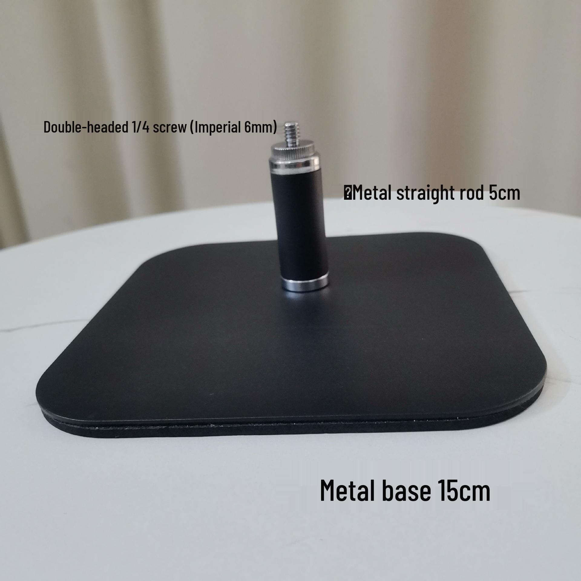 Adjustable Desktop Stand with Fill Light and Phone Holder