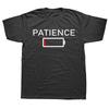 Fun Low Battery Patience Summer Style Graphic Street Clothing Short Sleeve Fashion Trend Birthday Gift Tshirt Unisexs Clothing