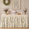 Pastoral Floral Fruit Print Table Skirt Dustproof Party Decoration for Birthday Home Cabinet Cover 140cm 180cm 210cm 275cm