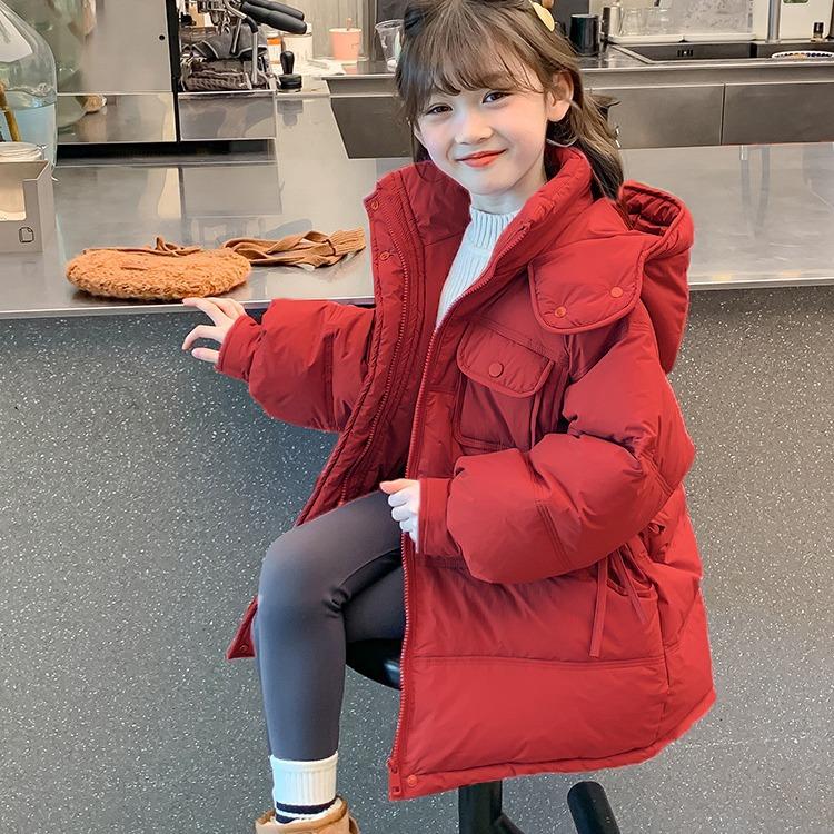 

Стильные и теплые зимние пальто для девочек – Идеально подходят для того, чтобы им было уютно и модно в холодное время года. 170cm красный