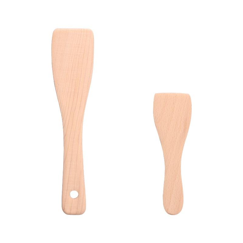1 ks Dřevěná špachtle na vaření a míchání Dřevěné raclette špachtle Kuchyňské náčiní Olej Nepřilnavé