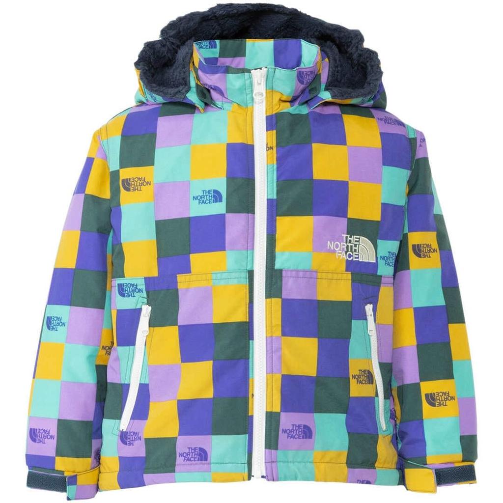 The North Face and Toddler Novelty Compact Nomad TNF Block Size 110 Kids' Jacket, Unisex, Windproof, Water-Repellent, Lightweight, Green,