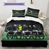 FC AIK Pattern Bedding Home Decoration Birthday Gift (1 * Duvet Cover + 2 * Pillowcase, Without Core)