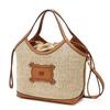 SuMMer Raffia Leather Tote M Dcba6e140i2