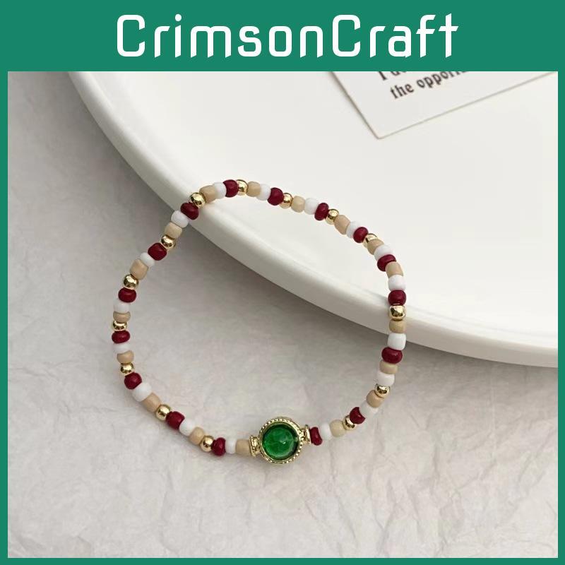 Contemporary Alloy Xiaomi Bead Color Block Bracelet For Womens Chic Style Summer