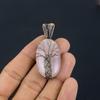Rose Quartz Jewelry, 999 Copper Wire Wrapped Pendant Handmade Gemstone Jewelry, Gifts For Wife Brand New Pendant