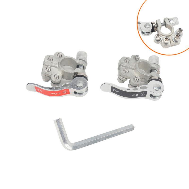 2X Car Battery Terminal Connector Clamp Quick Release Adjust Disconnect Tool Set