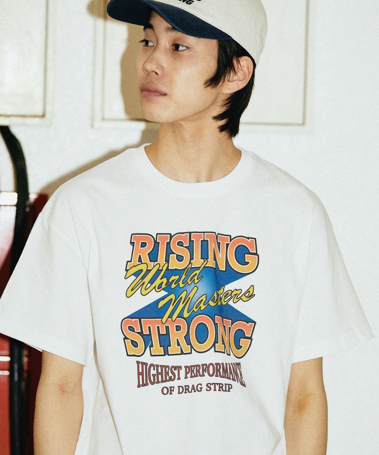 Konnichiwa Bonjour Rising Strong Tee (White) White/2 Medium