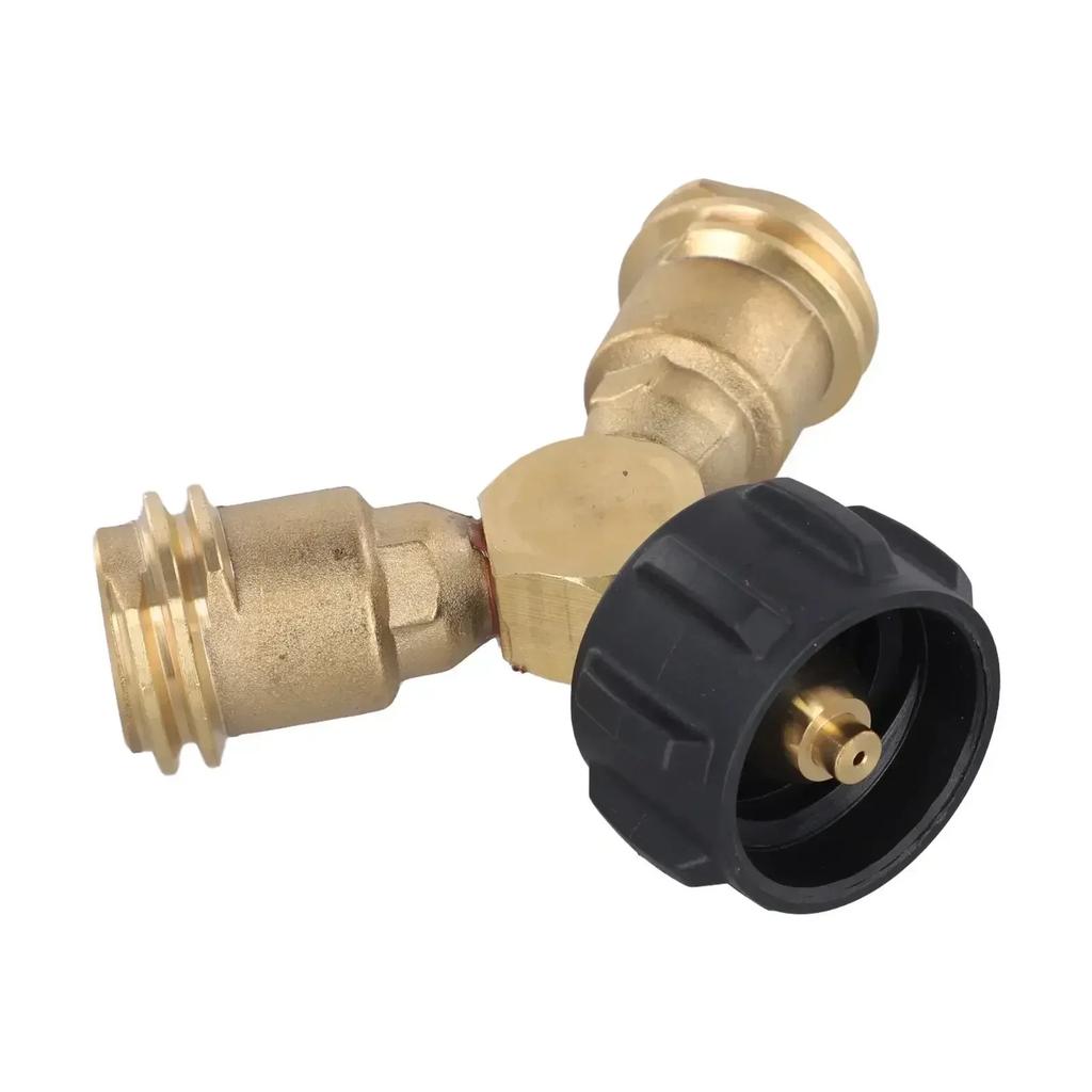 Connectors Compatibility Propane Tank Y Splitter Adapter Compatibility Compatibility Easy Installation High Quality