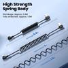 Black USB C To Type C Fast Charging Cable Elbow Car Spring Data Cable for Samsung Huawei Xiaomi Car