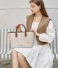 Miulin Creamed Canvas Bag_Beige (Large)