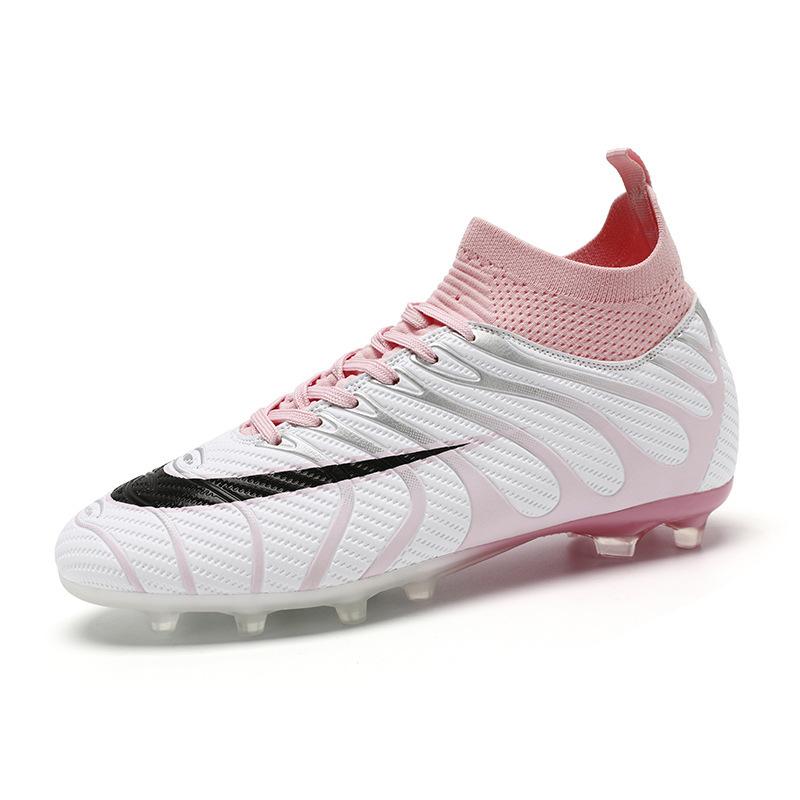 Football Shoes Men's and Women's TF Broken Nails Competition Sports Training Shoes Youth Students Ground Spikes Running Shoes