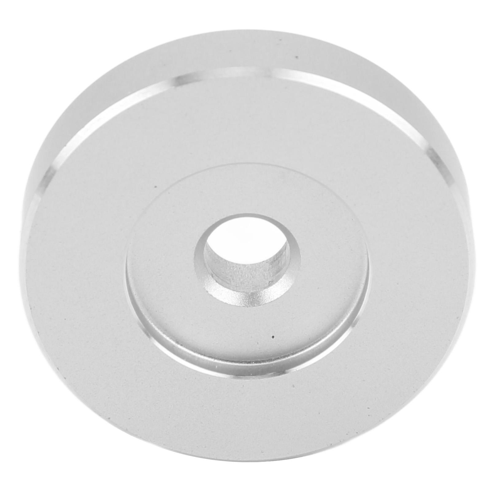 

Металлический адаптер для грампластинок, аксессуар для диска проигрывателя, запасная часть, серебристый