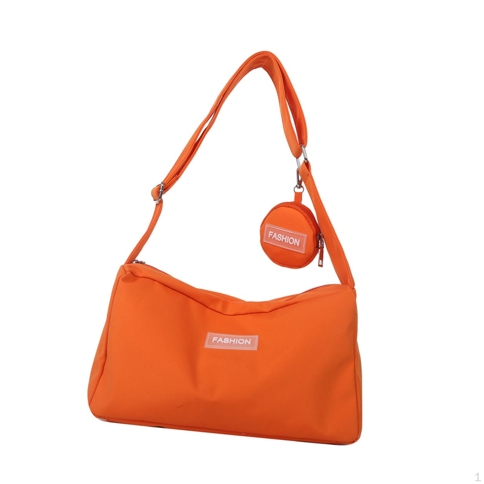 Сумка через плечо женская Сумка на плечо Легкая Практичная Стильная Сумка Hobo Tote для свиданий оранжевый