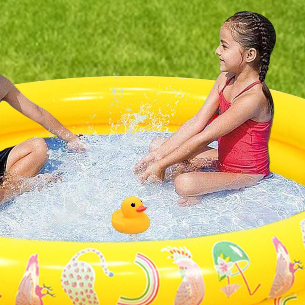 1PC Swimming Pool Thermometer Duck Pool Thermometer With Thin Rope Shatter-Resistant Cute Sinking Pool Thermometer