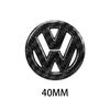 2026 Hot 40/45/50mm ABS Hollow Out Car Steering Wheel Center Emblem Sticker  For Volkswagen VW Polo Jetta Sagitar Magotan