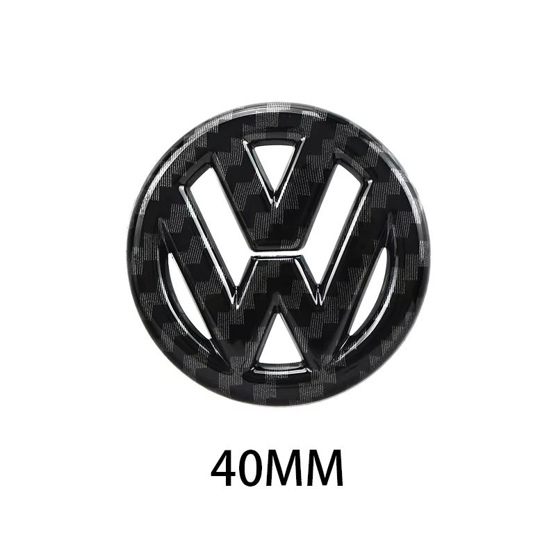 2026 Hot 40/45/50mm ABS Hollow Out Car Steering Wheel Center Emblem Sticker For Volkswagen VW Polo Jetta Sagitar Magotan