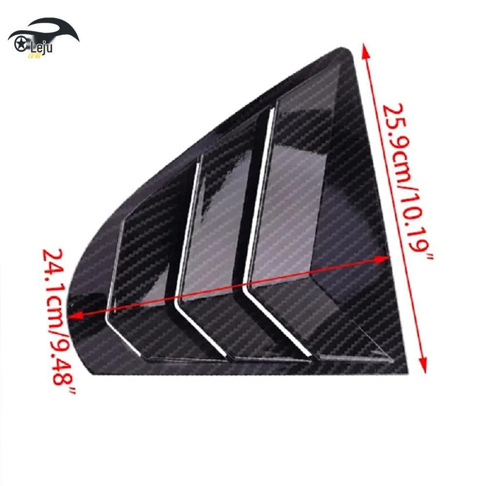 2008-2018 Mitsubishi Lancer EX Carbon Fiber Rear Triangle Window Trim.