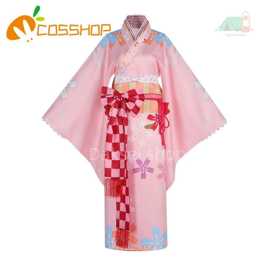 

[USED] Puella Magi Madoka Magica Kaname Madoka Yukata Kimono-style Cosplay Costume Cosplay Event Anime Transformation Disguise Costume Party