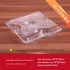 Transparent Disposable Egg Tart Packaging Box - Available in 4-Piece and 8-Piece Sizes