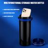 Innovative Vacuum Flask With Covert Stash Container Secret Store Bottle Perfect For Outdoors Adventures And Daily Use