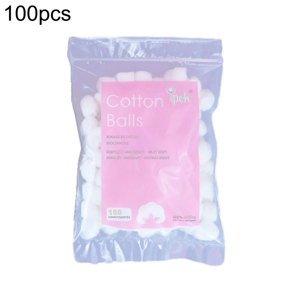 Cotton Wool Balls Natural Cotton Balls for Nail Polish Remover Makeup Cleaning Tool Absorbent Lightweight for Household Needs
