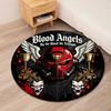 Warhammer 40k Printed Round Rug Carpet Chair Rug Area Rug Entryway Doormats,for Office Chair Living Room Bedroom Kitchen Room.