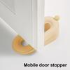 Donut Door Stopper Wedge No Drilling Tile Concrete Wooden Anti-collision Carpet Anti-slip Windproof Floor Decorative Doorstop