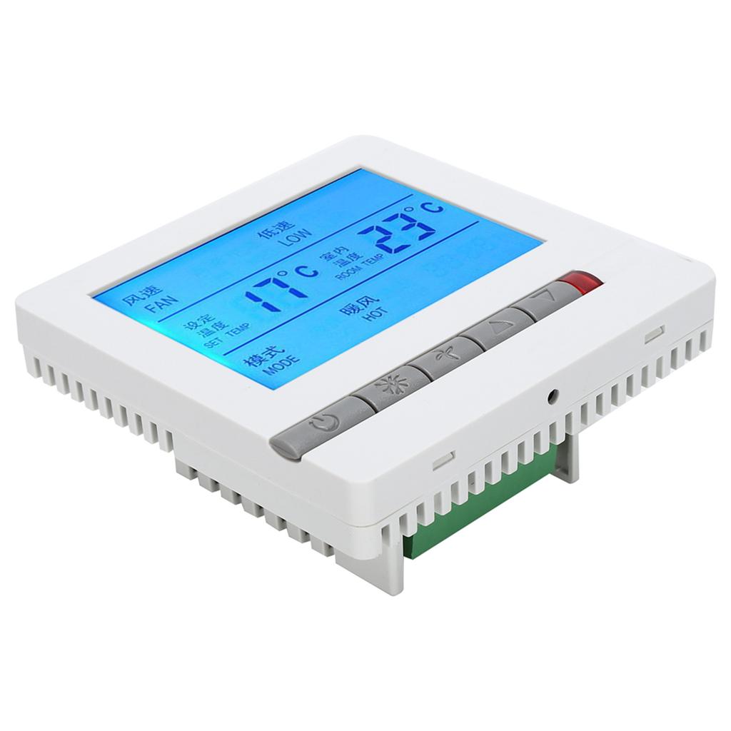 Digital Thermostat Intelligent Air Conditioner LCD Display Temperature Controller AC180‑260V