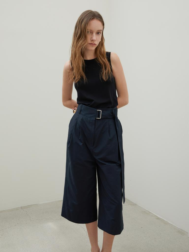 THE BOONDOCK SAINTS Belted Trousers Navy