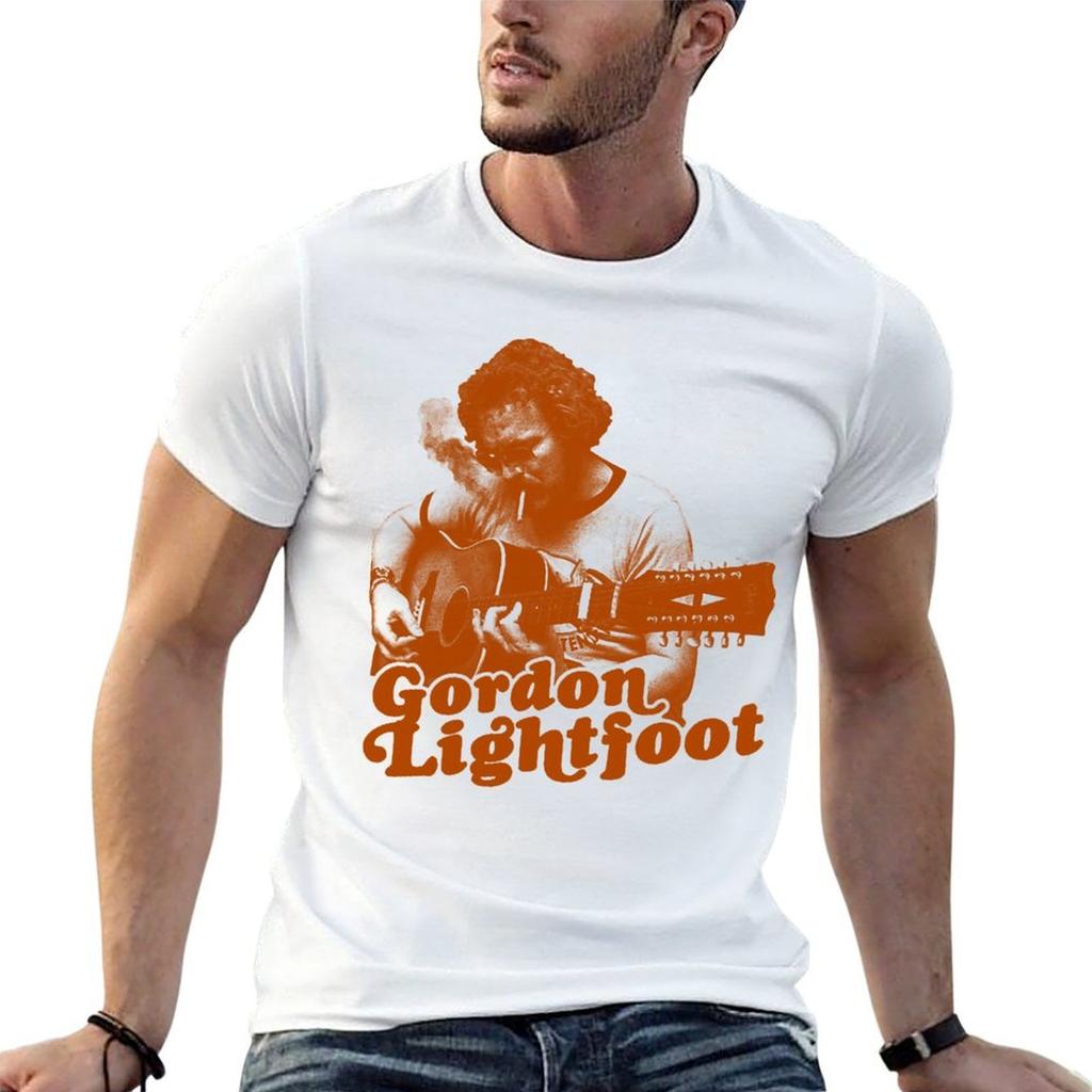 People Call Me Gordon Lightfoot Carefree Country Folk Fan Art Copy Tag Retro Vintage T-Shirt