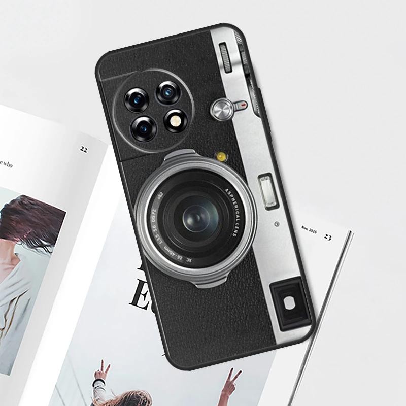 Vintage Camera Case For OnePlus Nord 5 CE 4 3 Lite N20 N30 OnePlus 15 13 12 11 8 9 10 Pro 12R 13T 13R Cover