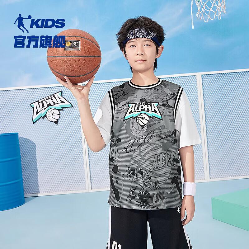 Jordan Boys  Summer Layered Short Sleeve T-Shirt 170CM