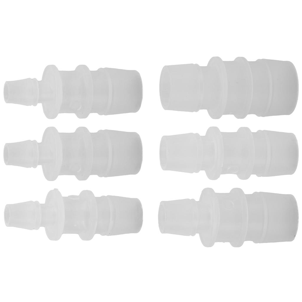 Buy Aquarium Air Valve Connector Variable Diameter Straight Clear White