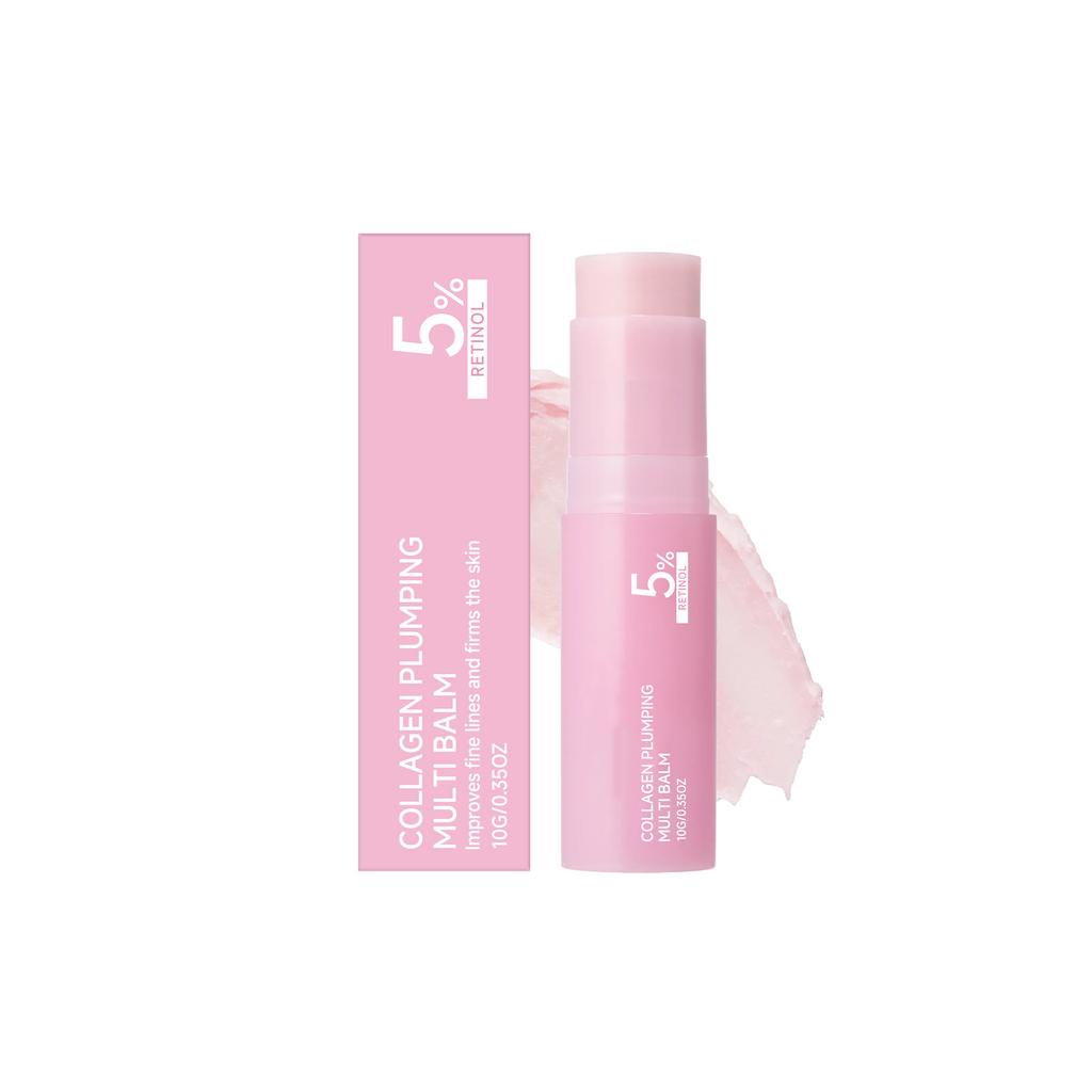 Pink light moisturizing stick moisturizes, hydrates, and cares for dry facial and neck skin, giving it a delicate, smooth, and plump texture.